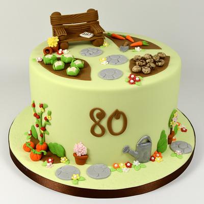 Allotment Themed Birthday Cake - Cake by Ceri Badham