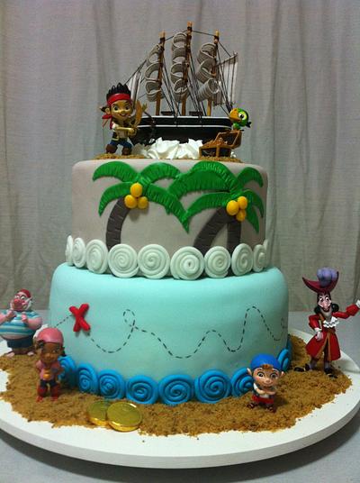 Pirate Cake - Cake by Naracupcake