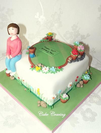 Garden cake - Cake by Hayley