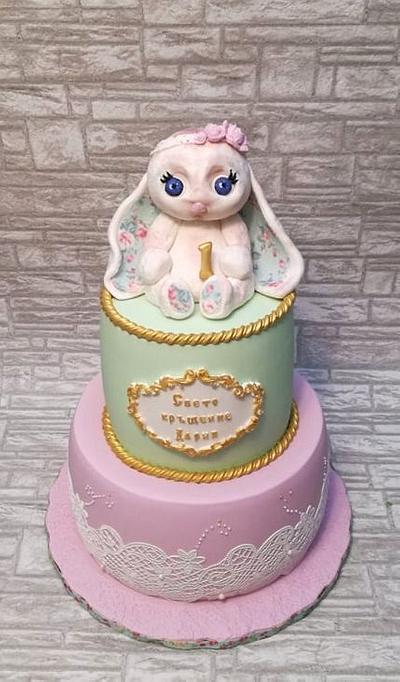 Christening cake - Cake by Rositsa Lipovanska