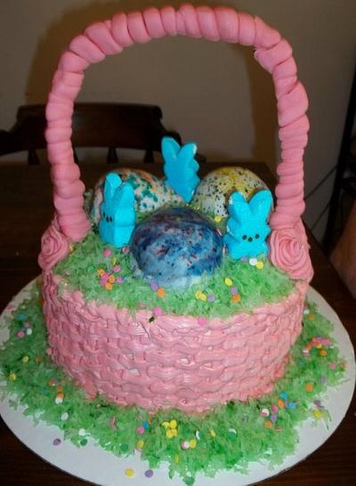 Easter Basket - Cake by Andria Jones