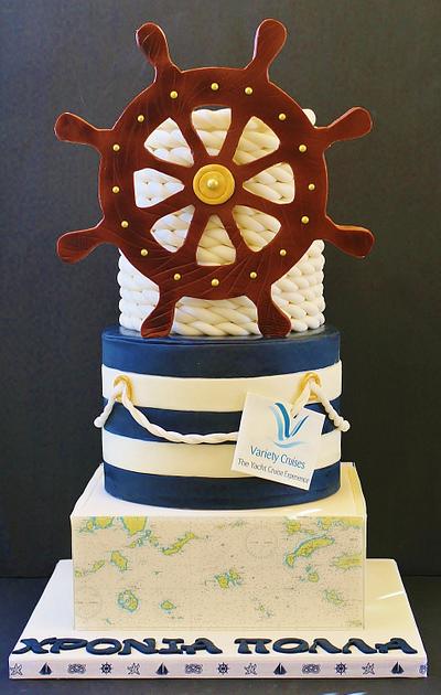 Nautical cake - Cake by WhenEffieDecidedToBake
