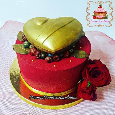 Traditional Honey cake in a Modern Avatar  - Cake by Anam