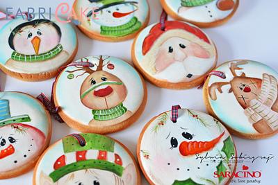 Christmas cookies - Cake by Sylwia Sobiegraj The Cake Designer