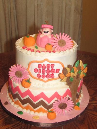 Fall Baby Shower cake  - Cake by Laura 