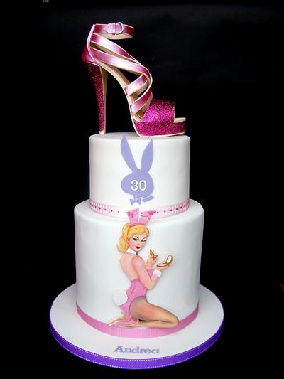 Playboy Bunny cake - Cake by Karen Geraghty