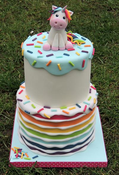 Rainbow Unicorn Cake - Cake by Shereen