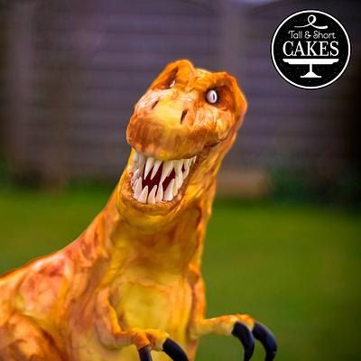 T.Rex Dinosaur cake  - Cake by Caz