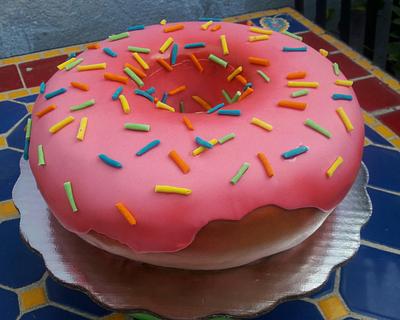 Donut cake - Cake by Laura Reyes