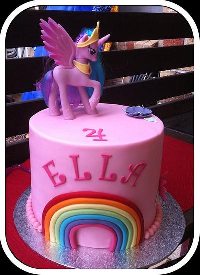 My Little Pony Rainbow Cake - Cake by Karina Jakku