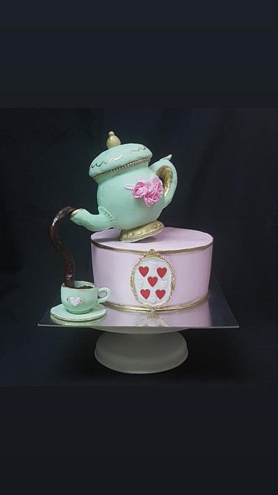 Tea party for mom's 50th birthday - Cake by Torte Sweet Nina