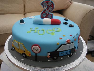 Car birthday cake - Cake by Deborah Cubbon (the4manxies)