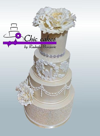 Elegant wedding cakes - Cake by Radmila