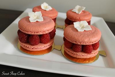 Individual Macarons Cakes - Cake by Sweet Shop Cakes