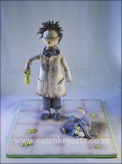 Mad scientist 3D cake - Cake by Dorothy Klerck