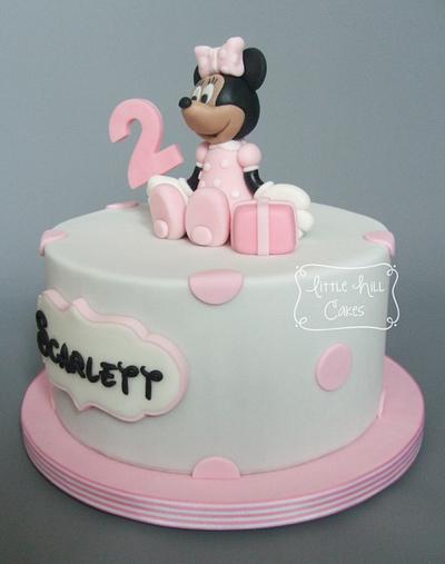 Minnie Mouse 2nd Birthday Cake - Cake by Little Hill Cakes