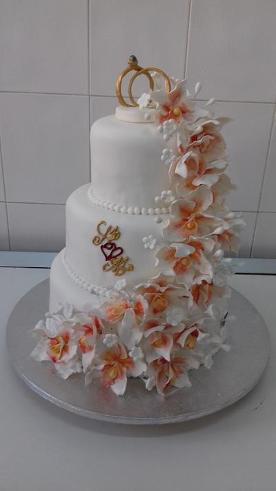 Flower cake - Cake by Alice