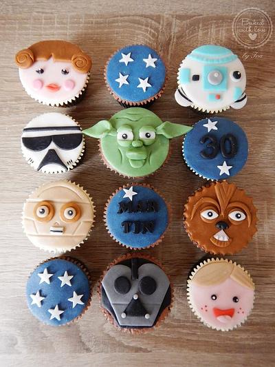 Star Wars cupcakes - Cake by daphnia