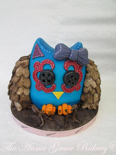 Have a 'hoot-iful' birthday Mom! - Cake by The Annie Grace Bakery
