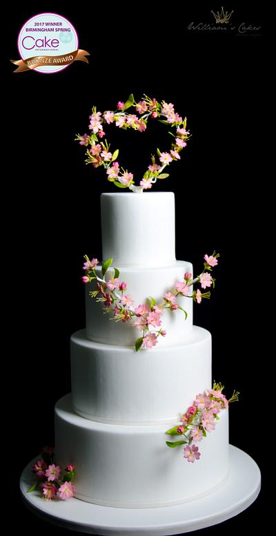 blossom wedding cake - Cake by lidian (williams cakes)