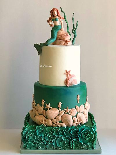 Little mermaid cake. - Cake by More_Sugar