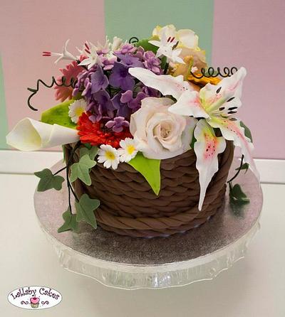gum paste flowers bouquet - Cake by ilaria pelucchi