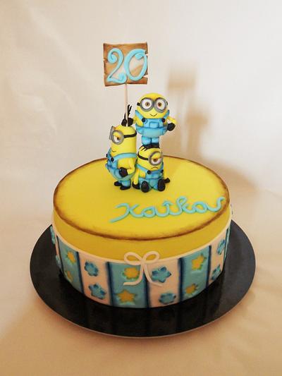 Minion cake - Cake by Veronika