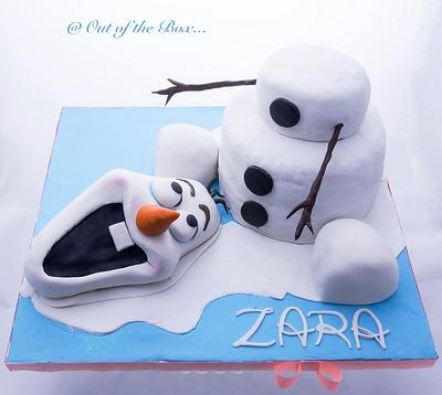 Olaf...!!! - Cake by Out of the Box