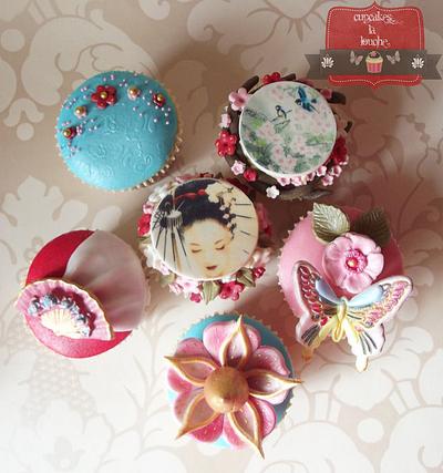 The Fujiyama Garden Collection - Cake by Cupcakes la louche wedding & novelty cakes