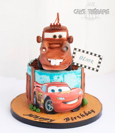 Tow Mater and McQueen cake - Cake by Caketherapie