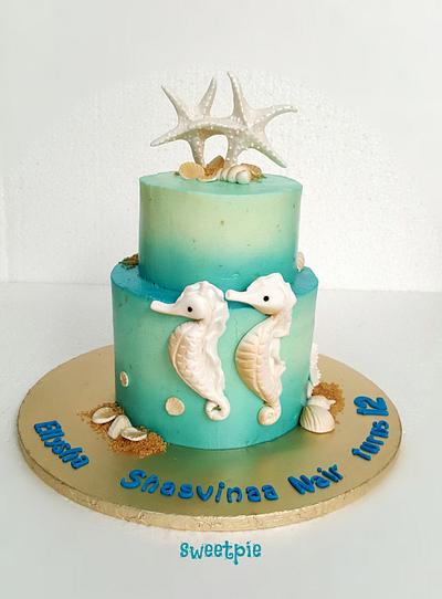 Sea horse cake - Cake by sweetpiemy