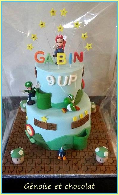 Mario bros cake - Cake by Génoise et chocolat