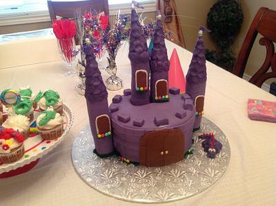 Castle birthday cake - Cake by Raindrops