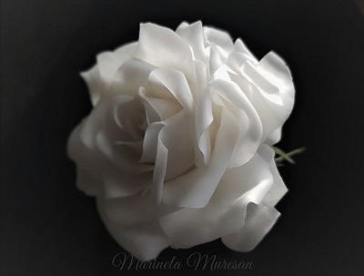 White rose - Cake by Marinela Muresan
