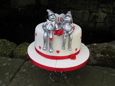Tenth Wedding Anniversary - Cake by Josiekins