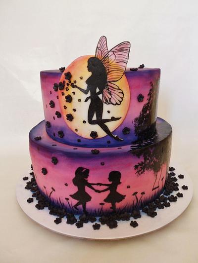 Fairy sunset - Cake by Veronika