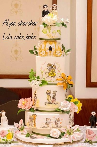 wedding cake - Cake by Alyaa sharshar 