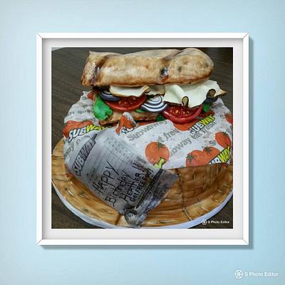 Subway Sub Cake - Cake by Cakes Abound