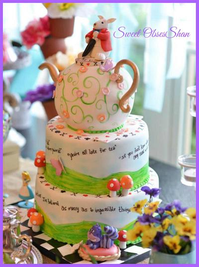 Alice in Wonderland - Cake by Sweet ObsesShan