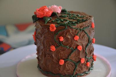 Rose cake - Cake by Harshitha