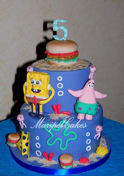 Spongebob - Cake by MaripelCakes