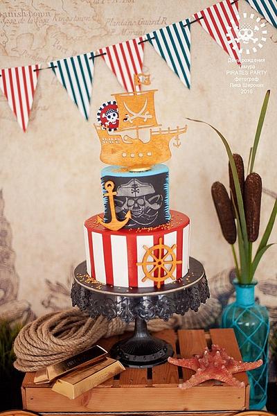 Pirates party weet table - Cake by Irina Kubarich