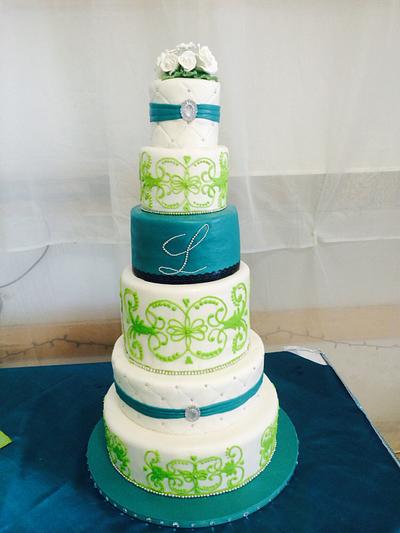 First wedding cake - Cake by Infinity Sweets