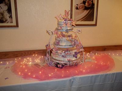 Butterfly Wedding Cake - Cake by FoxyRoxy