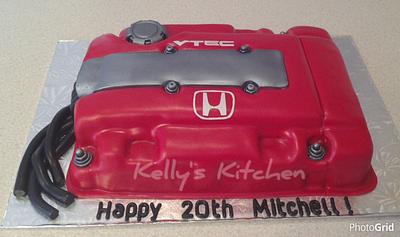 Honda vtec cake - Cake by Kelly Stevens