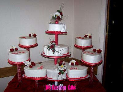 McNeill wedding - Cake by Jo
