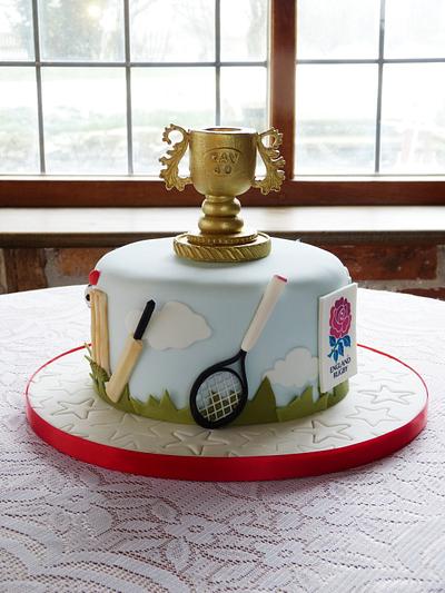 Multi sports cake - Cake by Angel Cake Design