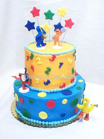 Sesame Street Cake - Cake by DeliciousDeliveries
