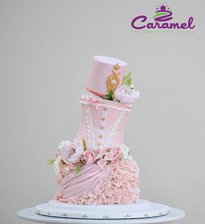 Vintage Wedding Cake - Cake by Caramel Doha
