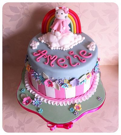 Hello Kitty love - Cake by Lillie Loves Cakes 